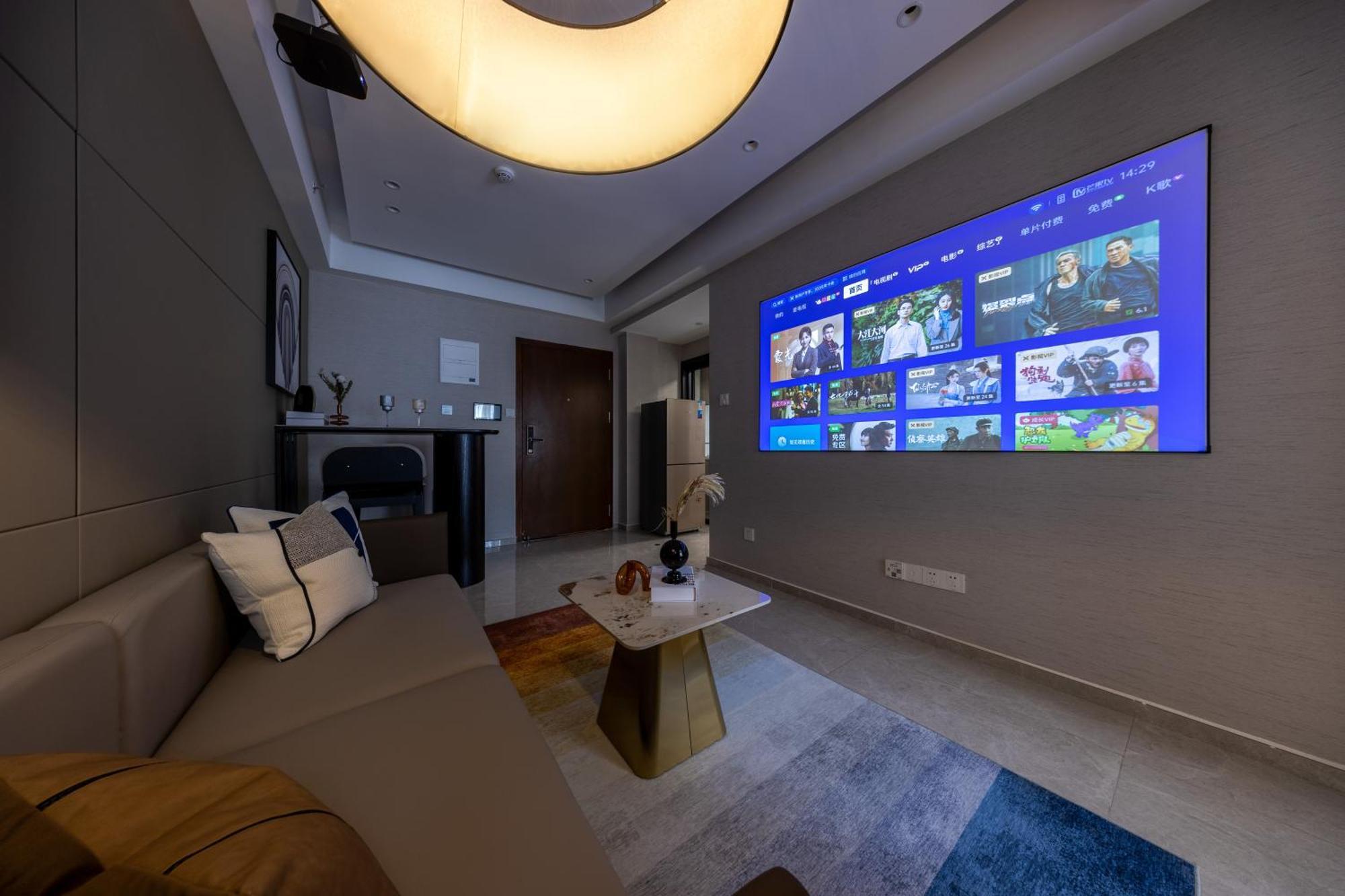 Boruisi Video And Audio Light House - Shenzhen Convention And Exhibition Center Gangxia Metro Station Aparthotel Exteriör bild