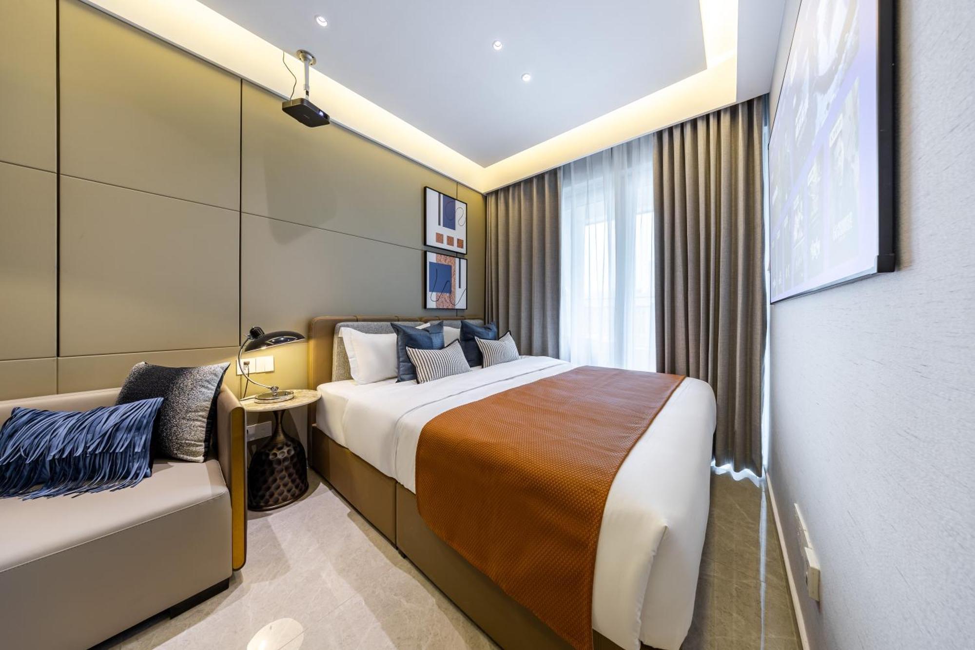 Boruisi Video And Audio Light House - Shenzhen Convention And Exhibition Center Gangxia Metro Station Aparthotel Exteriör bild