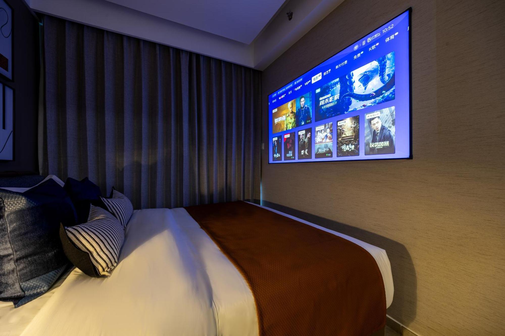 Boruisi Video And Audio Light House - Shenzhen Convention And Exhibition Center Gangxia Metro Station Aparthotel Exteriör bild