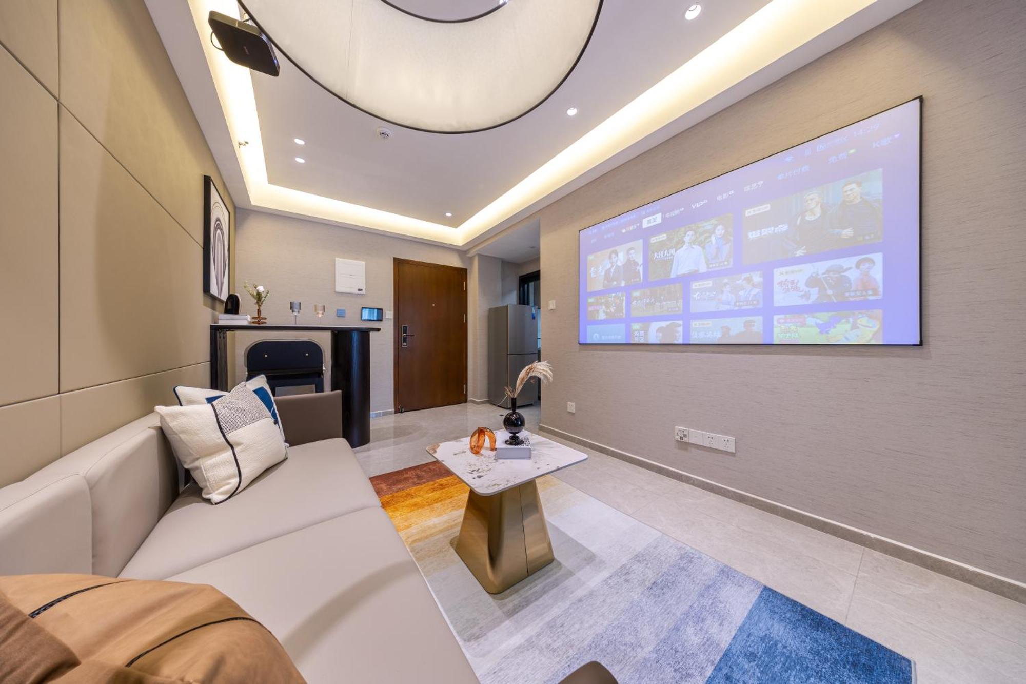 Boruisi Video And Audio Light House - Shenzhen Convention And Exhibition Center Gangxia Metro Station Aparthotel Exteriör bild